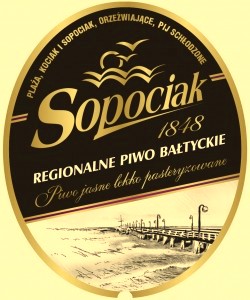 Naklejka piwa Sopociak